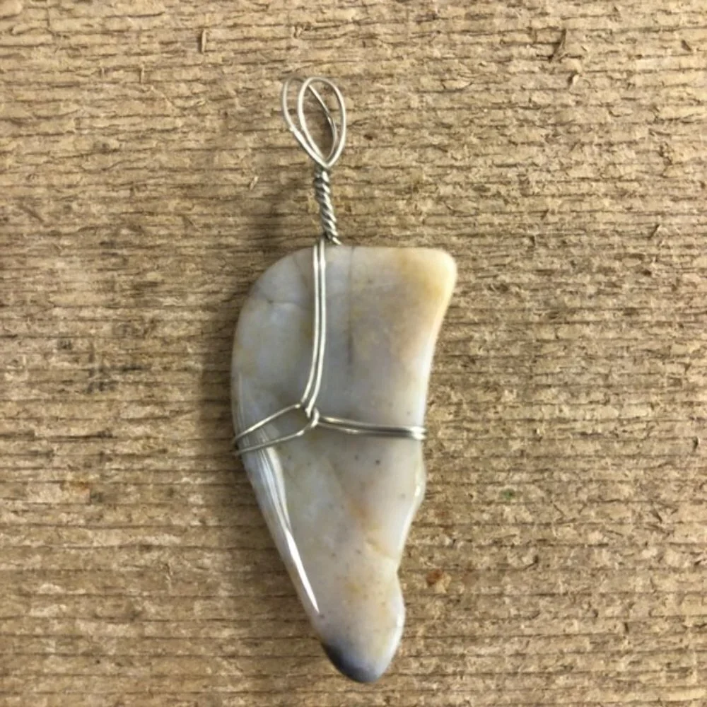 Natural Jasper Necklace Pendant
